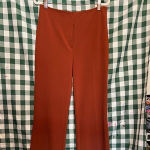 DKNY Burnt Orange Flare Pants